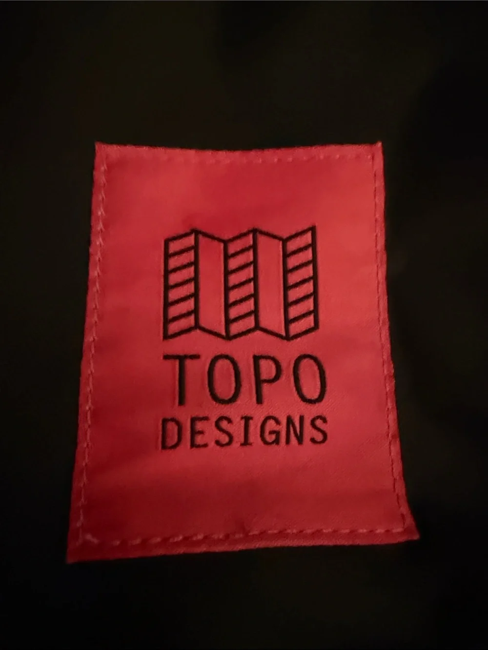 Topo Designs black backpack